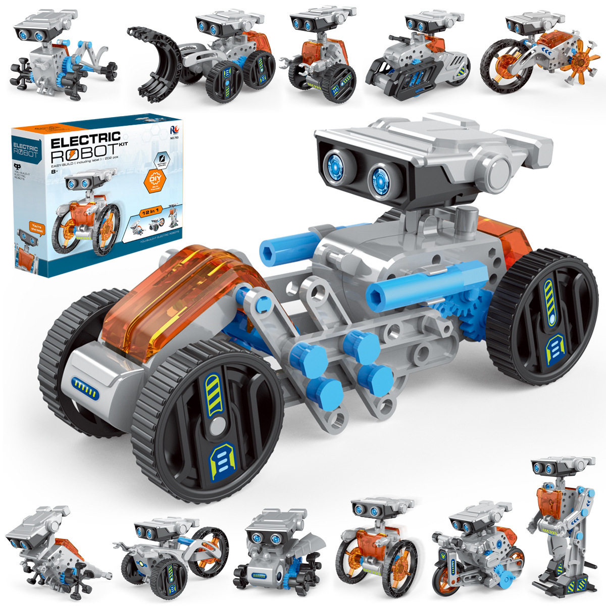 Science Robot - Robot solaire 12 en 1, expérience