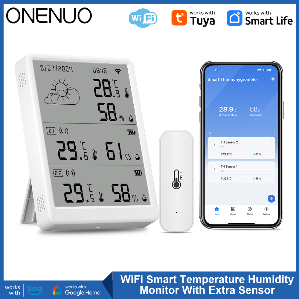 Weather Station Indoor - Tuya – Station météo WiFi, capteur