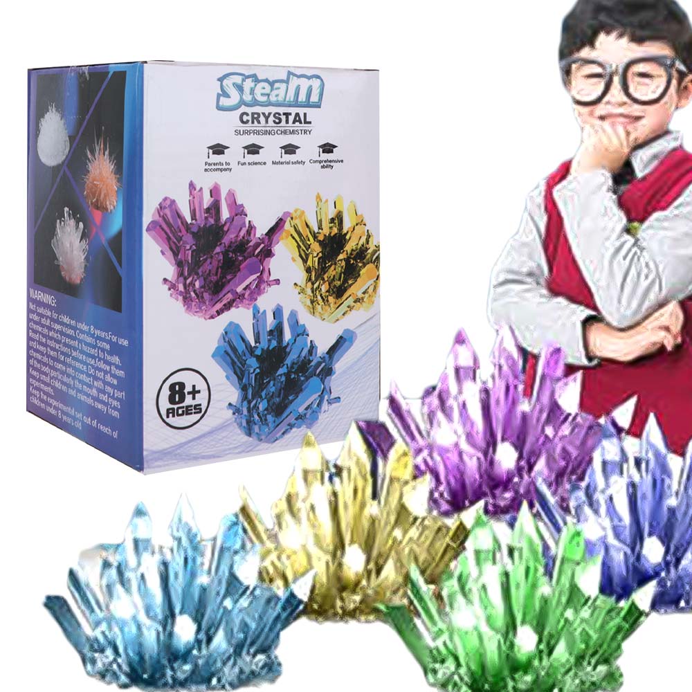 Crystal Growing Kit - Kit scientifique de culture de cristaux,