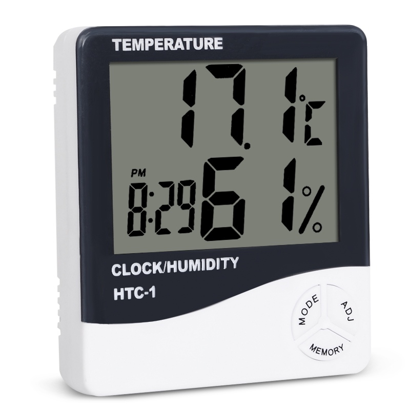 Weather Station Indoor - Thermomètre et hygromètre électronique numérique LCD
