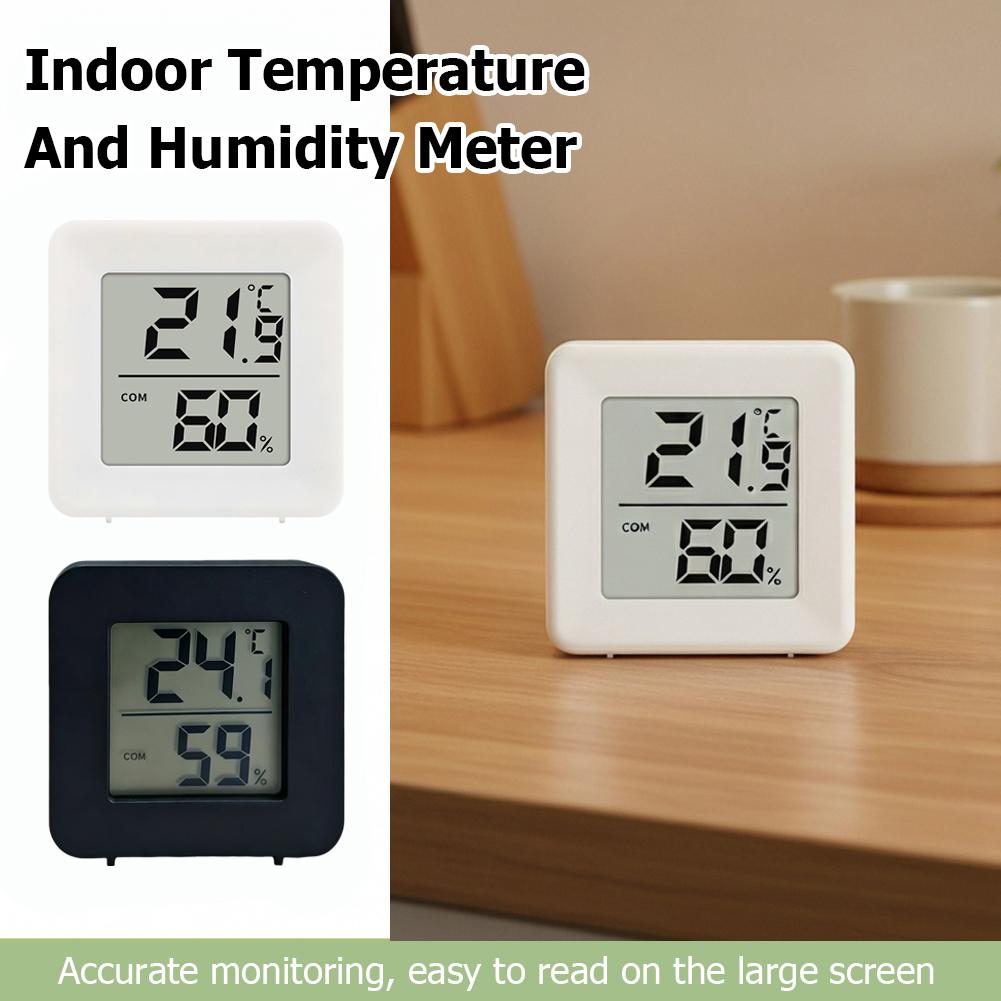 Weather Station Indoor - Mini thermomètre hygromètre numérique LCD, capteur