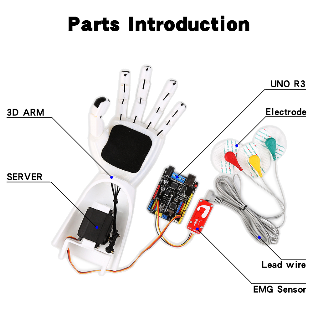 Capteur EMG bras robotique cap - Science Robot avis et prix