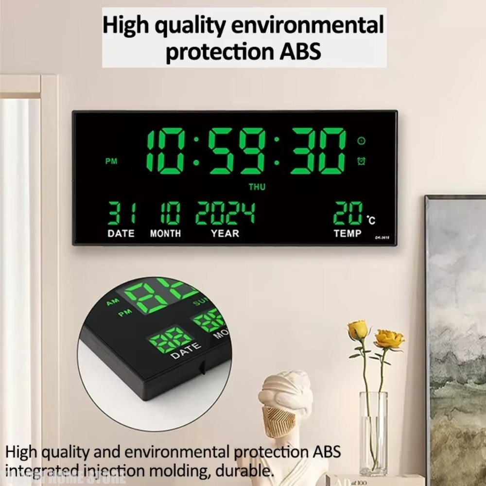 Horloge murale numérique grand - Weather Station Indoor avis et prix