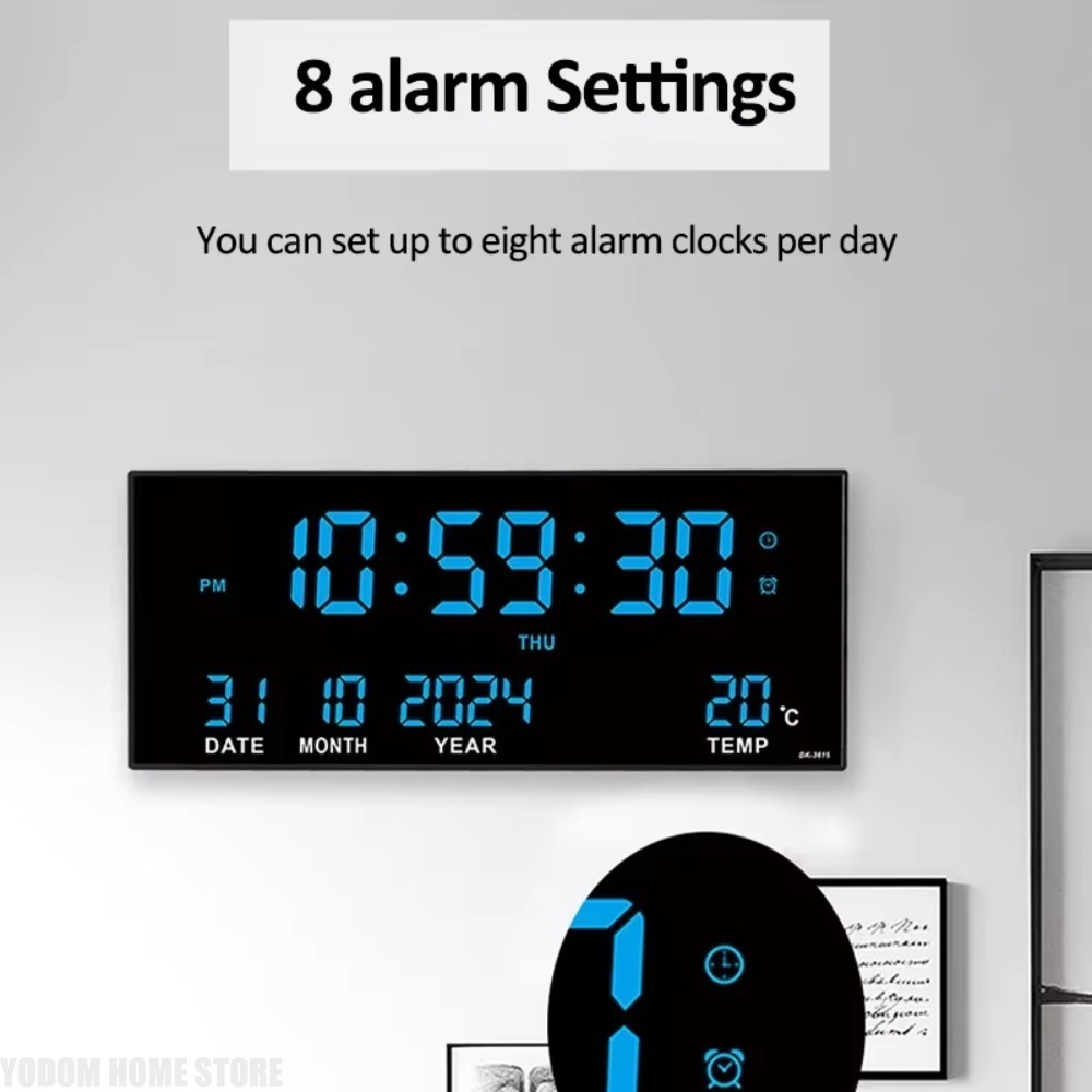 Horloge murale numérique grand - Weather Station Indoor avis et prix
