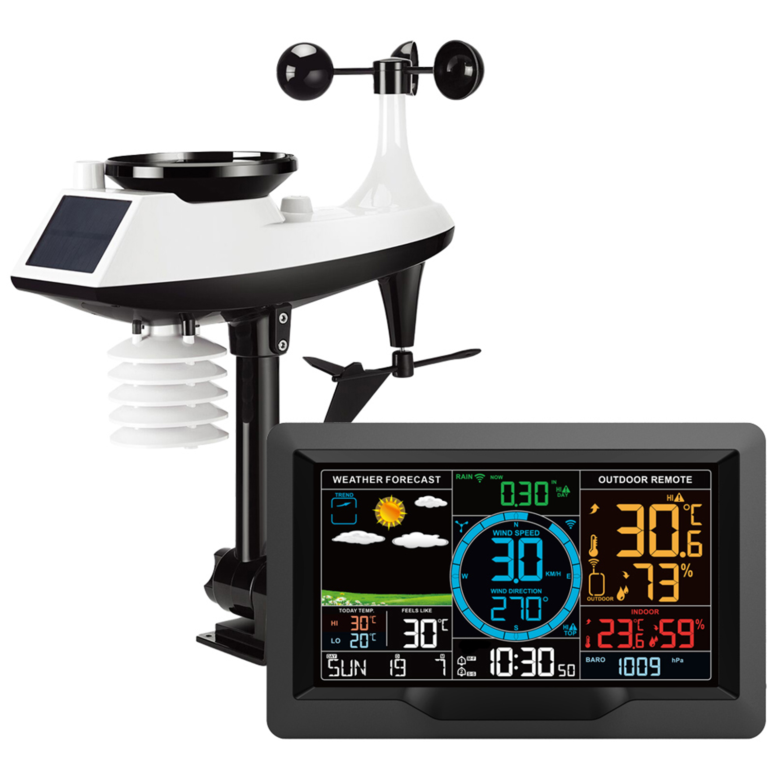 Capteur de Station météo FJ339 - Weather Station Indoor avis et prix