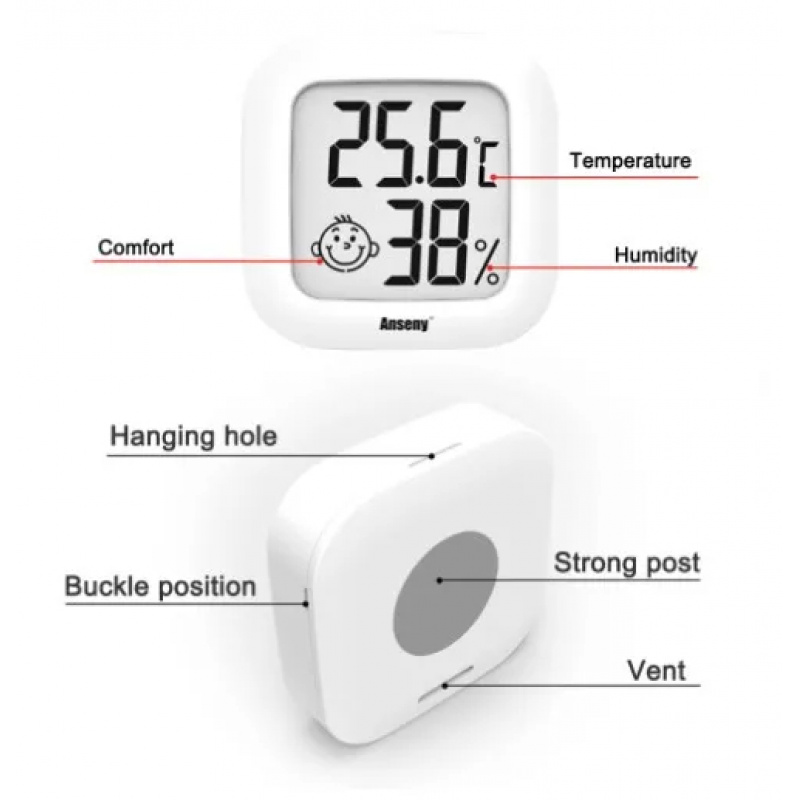 Thermomètre numérique LCD, hyg - Weather Station Indoor avis et prix