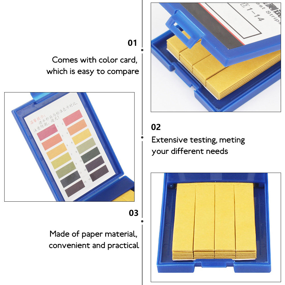 80 Bandelettes de Test de PH 1 - Ph Strip Test avis et prix