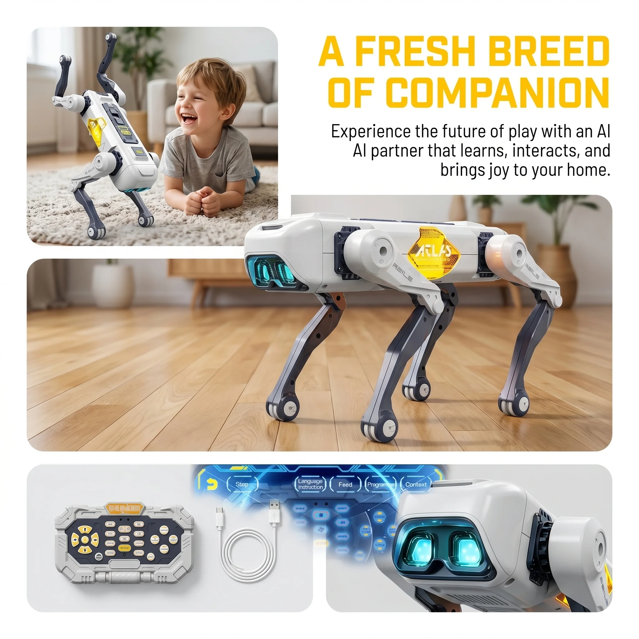 Robot chien intelligent IA, co - Science Robot avis et prix